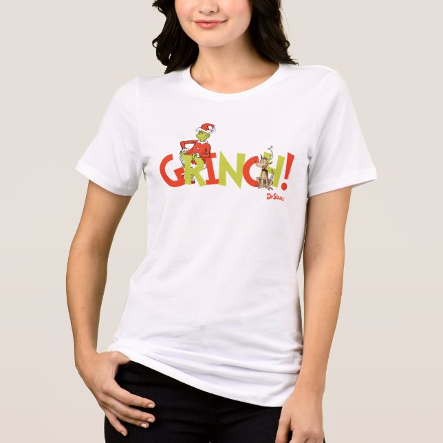Camiseta Triblenda Grinch! Character Logo Graphic (Anverso)