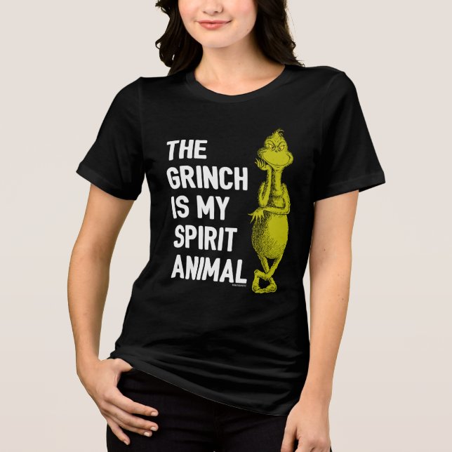 Camiseta Triblenda Grinch es mi cita de la camiseta de Animal Spirit (Anverso)