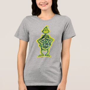 Camiseta Triblenda Grinch Malhumorado   Divertido Solo Estoy Hablando