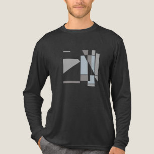 Camiseta Triblenda Gris Geométrico inspirado en MCM Arte abstracto pe