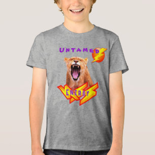 Camiseta Triblenda Gris No Limita la energía Diversión Juvenil