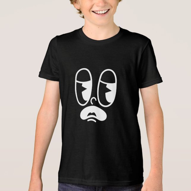Camiseta Triblenda Groggy Glitch Face (Anverso)