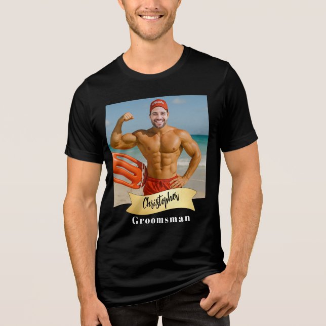 Camiseta Triblenda Groomsmen Series: The Sip Saver (Anverso)