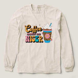 Camiseta Triblenda Groovy 70s Estampado de Leopardo Café Me Hace Más