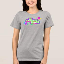 Camiseta Triblenda Groovy Lawrence Times femme flower gray