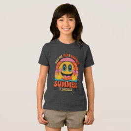 Camiseta Triblenda Groovy Summer Vibes Smiley Tee
