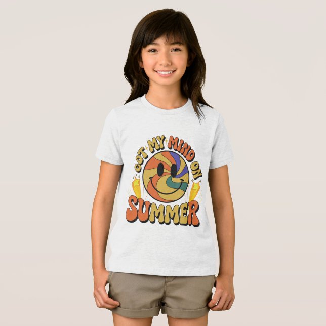 Camiseta Triblenda Groovy Summer Vibes Smiley Tee ( Anverso Completo)