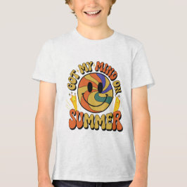 Camiseta Triblenda Groovy Summer Vibes Smiley Tee