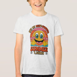 Camiseta Triblenda Groovy Summer Vibes Smiley Tee