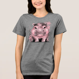 Camiseta Triblenda Grumpy Baby Hippo