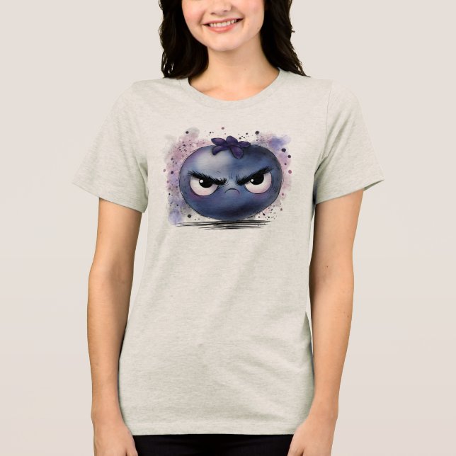 Camiseta Triblenda Grumpy Blueberry (Anverso)