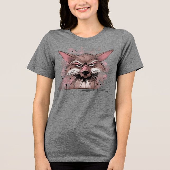 Camiseta Triblenda Grumpy Coyote (Anverso)