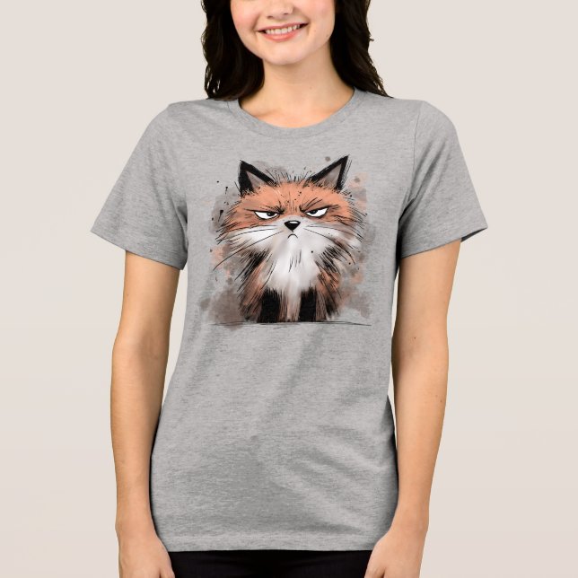 Camiseta Triblenda Grumpy Fox (Anverso)