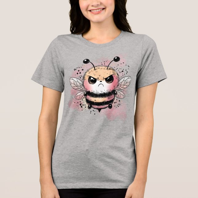 Camiseta Triblenda Grumpy Honeybee (Anverso)