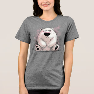 Camiseta Triblenda Grumpy Polar Bear