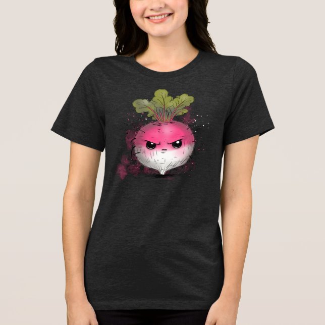 Camiseta Triblenda Grumpy Radish (Anverso)