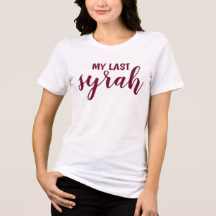 Camiseta Triblenda Grupo de Despedida de Soltera con Tema de Vino