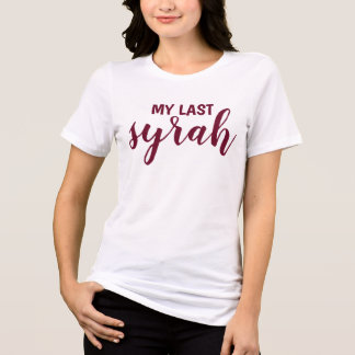 Camiseta Triblenda Grupo de Despedida de Soltera con Tema de Vino