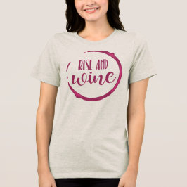 Camiseta Triblenda Grupo de Despedida de Soltera con Tema de Vino