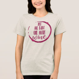 Camiseta Triblenda Grupo de Despedida de Soltera con Tema de Vino