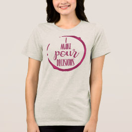 Camiseta Triblenda Grupo de Despedida de Soltera con Tema de Vino