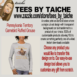 Camiseta Triblenda Grupo Ruffed del Territorio de Pensilvania