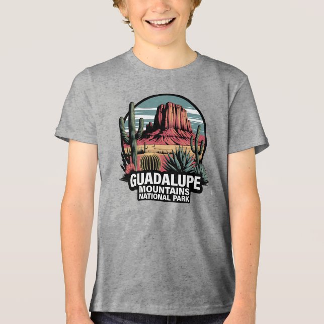 Camiseta Triblenda Guadalupe Mountains National Park Texas (Anverso)