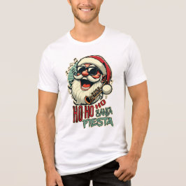 Camiseta Triblenda Guay divertido Santa Claus con gafas de sol - Ho-h