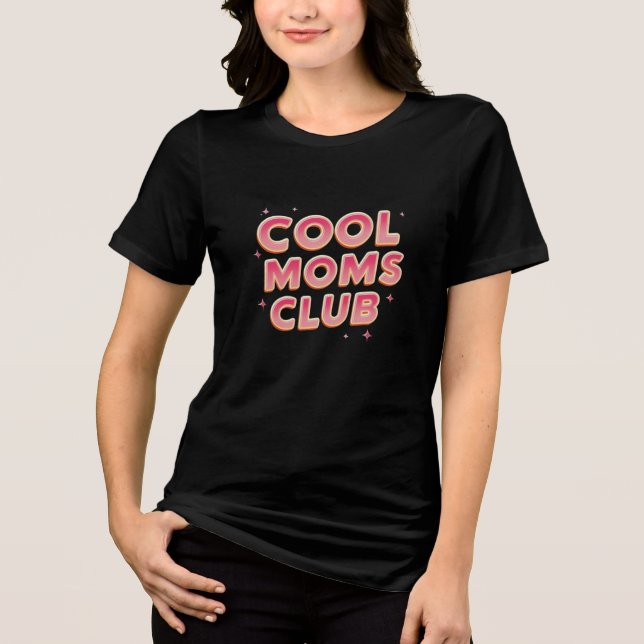 Camiseta Triblenda Guay Moms Club Retro Sparkle (Anverso)