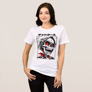 Camiseta Triblenda Guay muerto - Manga urbana Skeleton Tee