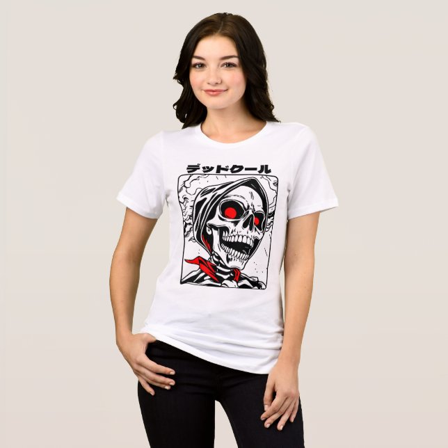 Camiseta Triblenda Guay muerto - Manga urbana Skeleton Tee (Anverso Completo)
