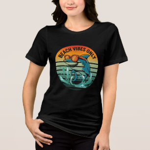 Camiseta Triblenda Guay Retro Shark con gafas de sol - Solo con cámar