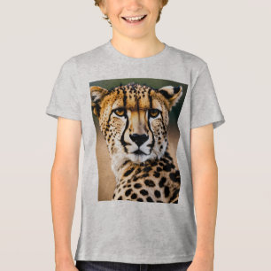 Camiseta Triblenda Guepardo Majestuoso: Velocidad y Gracia de la Saba