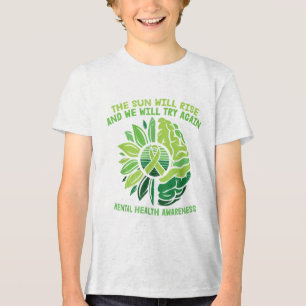 Camiseta Triblenda Guerrero de la cinta verde y amplificador; partida