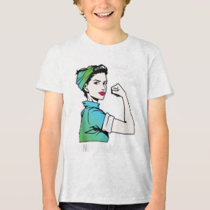 Camiseta Triblenda Guerrero de la cinta verde y amplificador; partida