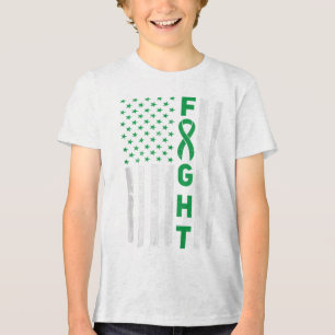 Camiseta Triblenda Guerrero de la cinta verde y amplificador; partida