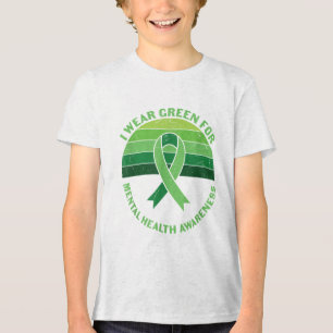 Camiseta Triblenda Guerrero de la cinta verde y amplificador; partida