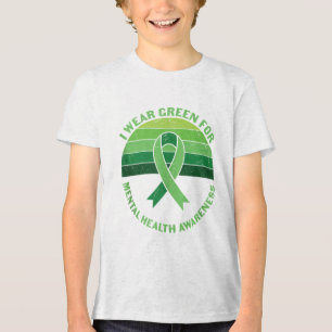 Camiseta Triblenda Guerrero de la cinta verde y amplificador; partida