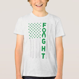 Camiseta Triblenda Guerrero de la cinta verde y amplificador; partida