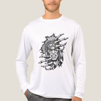 Camiseta Triblenda Guerrero de la herencia nativa americana