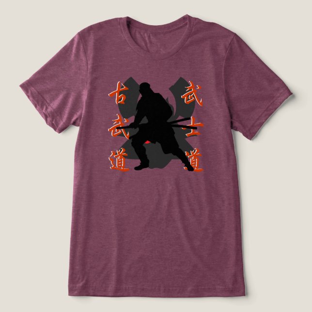 Camiseta Triblenda Guerrero de Samurai (Diseño delantero )