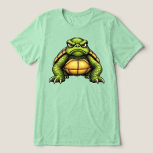 Camiseta Triblenda Guerrero Tortuga Enojado