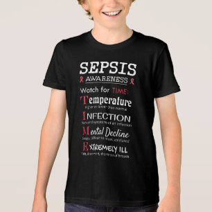 Camiseta Triblenda Guía de Sepsis Awareness Watch