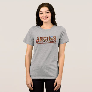 Camiseta Triblenda Guía de viaje del Parque Nacional Arches