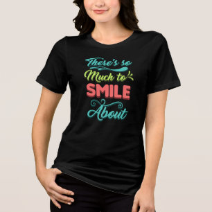 Camiseta Triblenda Guión de citas inspiradoras de qué sonreír tanto