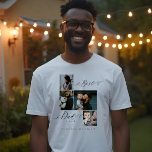 Camiseta Triblenda Guión de papá más grande   Familia Photo Keepsake