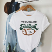 Guión personalizado del equipo de fútbol verde bla