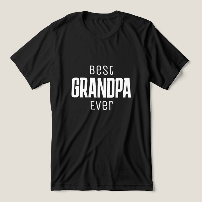 Camiseta Triblenda Guión personalizado del mejor abuelo jamás (Diseño delantero )