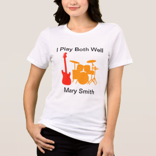 Camiseta Triblenda Guitarra y tambores