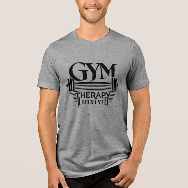 Camiseta Triblenda GYM Therapy Lifestyle Tri-Blend Shirt (Anverso)
